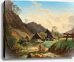 Постер Тома Маттиас By a Mountain Creek