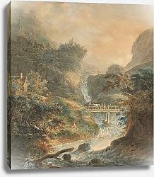 Постер Бирман Питер Landschaft mit reißendem Bach im Juragebirge