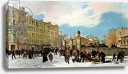 Постер Джуа Жак Siege of Paris. A Yard for Firewood, Boulevard de Montparnasse, January 1871