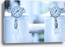 Постер Два манометра