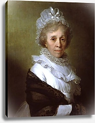 Постер Боровиковский Владимир Портрет пожилой женщины в белом чепце