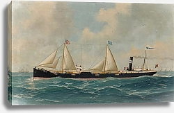 Постер Мурман Джон-Генри Het stoomschip met hulpzeilvermogen ‘Iris’