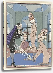 Постер Барбье Джордж вода