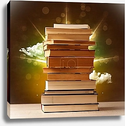 Постер Стопка книг