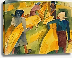 Постер Швихтенберг Мартель Женщины на сборе урожая