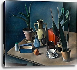 Постер Канольдт Александр Большой натюрморт с кувшинами и банкой красного чая