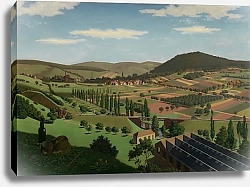 Постер Шольц Георг Пейзаж недалеко от Бергхаузена