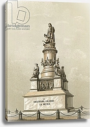 Постер Школа: Испанская 19в. Monument to Columbus in Genoa
