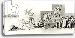 Постер Давид Жак Луи Triumph of the French People over the Monarchy, project for an opera curtain, 1794