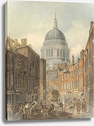 Постер Гиртин Томас St. Paul’s Cathedral from St. Martin’s-le-Grand