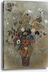 Постер Редон Одилон Натюрморт с цветами