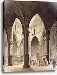 Постер Роуландсон Томас Temple Church, 1809