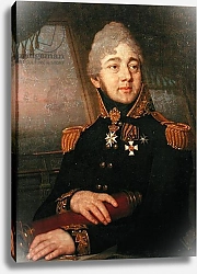 Постер Боровиковский Владимир Portrait of the Russian poet Evgeny Boratynsky, 1820s