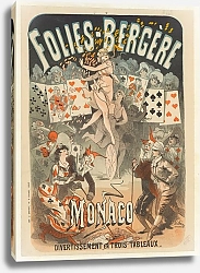 Постер Шере Жюль Folies-Bergère. Monaco, divertisement en trois tableaux