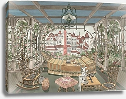 Постер Хамли Перкинс Веранда, 1885 год