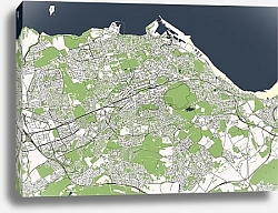 Постер Эдинбург: Зеленые просторы Шотландской столицы