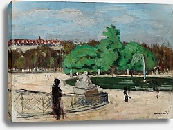 Постер Андре Альберт Пруд Тюильрийского сада