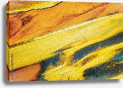 Постер Абстрактная текстура цветного песка 2