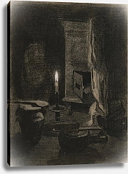 Постер Лебур Альбер Still Life with Candle