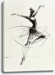 Постер Ballerina in motion