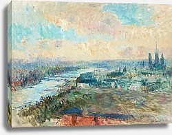 Постер Лебур Альбер Река Сена в Руане