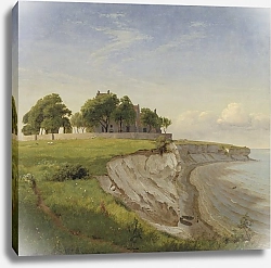 Постер Сковгаард П. С. Højerup Church on the Cliffs of Stevns, Zealand