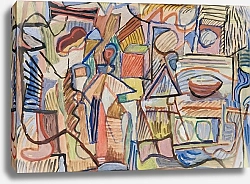 Постер Блондер Саша Геометрическая композиция с фигурами