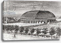 Постер A Mormon Tabernacle, Salt Lake City, Utah, America in the 19th century.