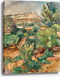 Постер Фриз Эмиль The Mountain Coudon Seen from Cap Brun