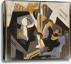 Постер Бланшар Мария Cubist Still Life in Blue and Grey, c.1917