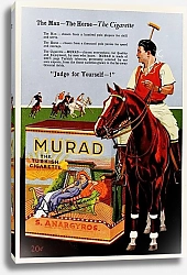 Постер Неизвестен Murad, The Man-The Horse-The Cigarette