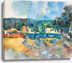 Постер Сезанн Поль (Paul Cezanne) На берегу реки