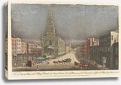 Постер Баулес Томас 3 A View of Somerset House with St. Mary’s Church in the Strand London