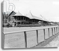 Постер Неизвестен Saratoga Springs, N.Y., grand stand, race track, c.1900-10
