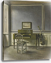 Постер Хаммерсхой Вильгельм ﻿Interior. The Music Room, Strandgade 30