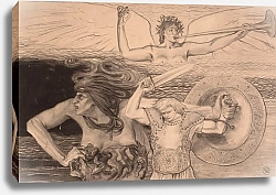 Постер Выспянский Станислав Achilles is angry, illustration to Homer’s ‘Iliad’