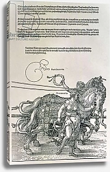 Постер Дюрер Альбрехт Triumphal Chariot of Emperor Maximilian I of Germany: detail c.1518