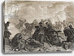 Постер Школа: Испанская 19в. The battle of Villa-Viciosa of 1710,