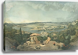 Постер Верне Карл View of Paris from the Terrace of the Pavillon de Brimborion