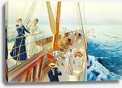 Постер Стюарт Джулиус Плавание на яхте по Средиземному морю