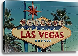 Постер Вывеска Лас-Вегаса