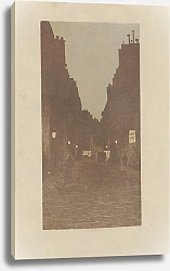 Постер Жуайо Амеде Crépuscule à Paris, Rue Biot