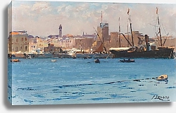 Постер Зонаро Фаусто Boats In A Port