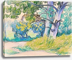 Постер Шуффенекер Клод Le chemin dans un sous-bois