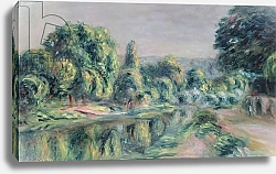 Постер Ренуар Пьер (Pierre-Auguste Renoir) Bras Vif at Croissy