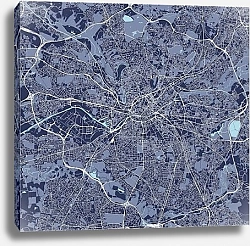 Постер Манчестер: Город контрастов и пересечений дорог