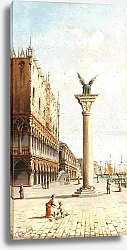 Постер Грубас Марко Венеция, вид на Дворец Дожей и колонну Святого Марка