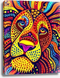 Постер Dotted animals. Animals at the carnival №9