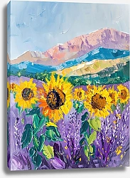 Постер Gold meets purple