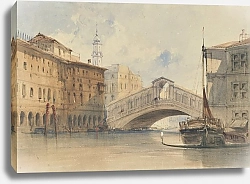 Постер Калло Вильям The Rialto Bridge, Venice
